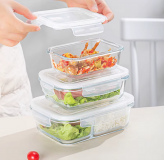 Portacomida en vidrio X3 Unidades X3 Tamaños